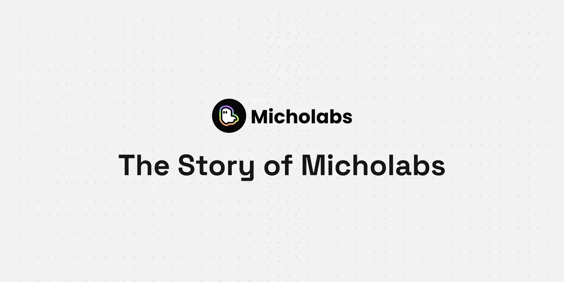 The Story of Micholabs